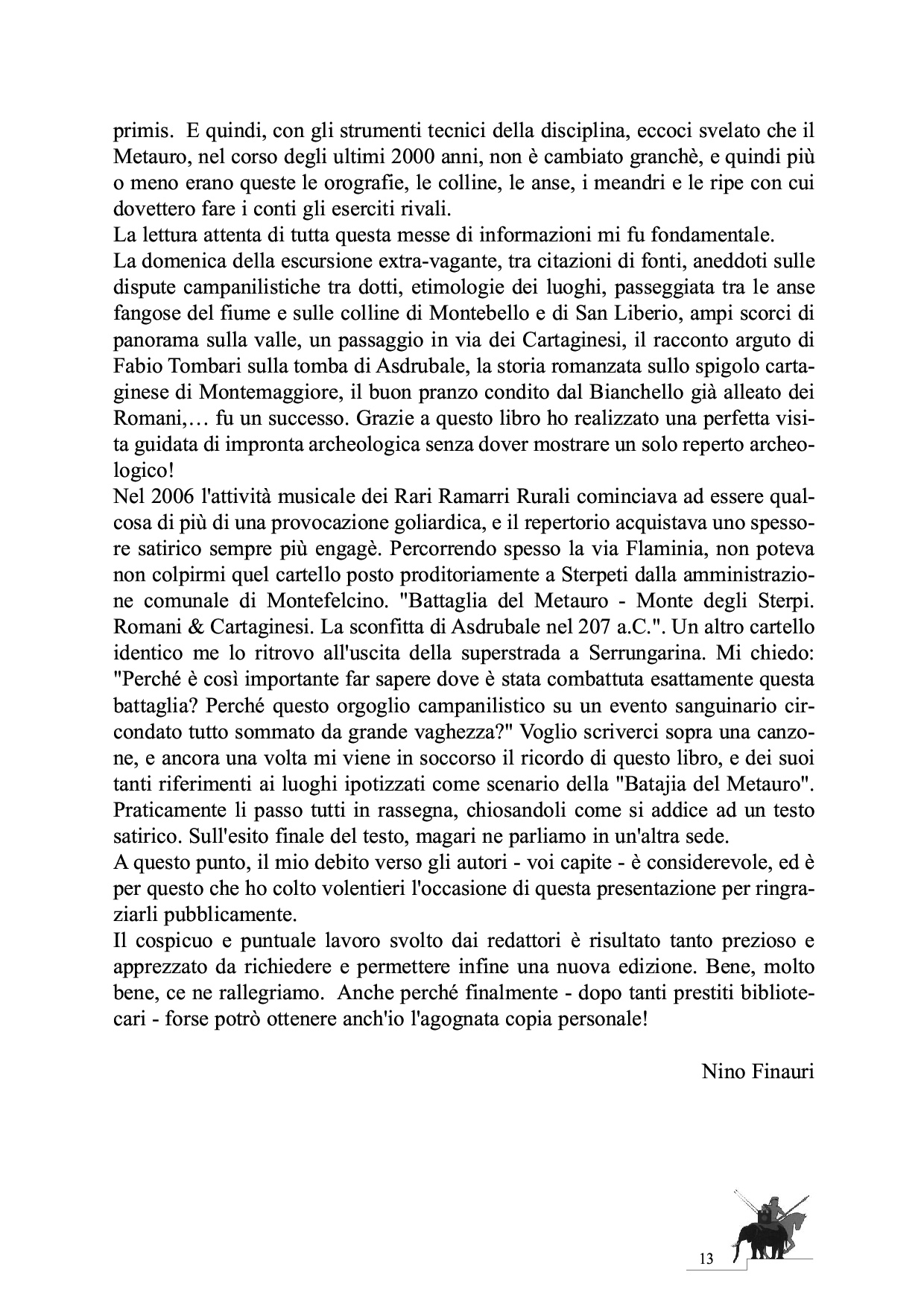 La Battaglia del Metauro p.13