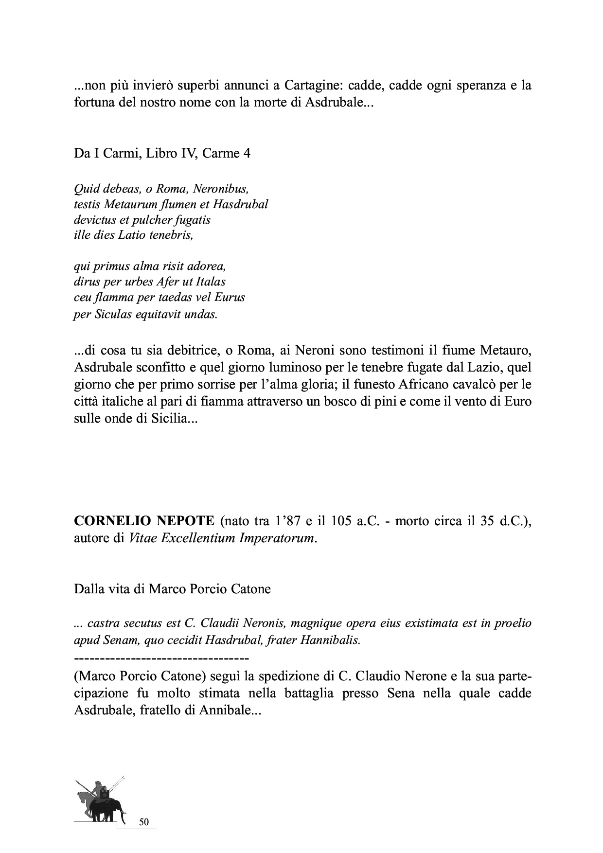 La Battaglia del Metauro p.50