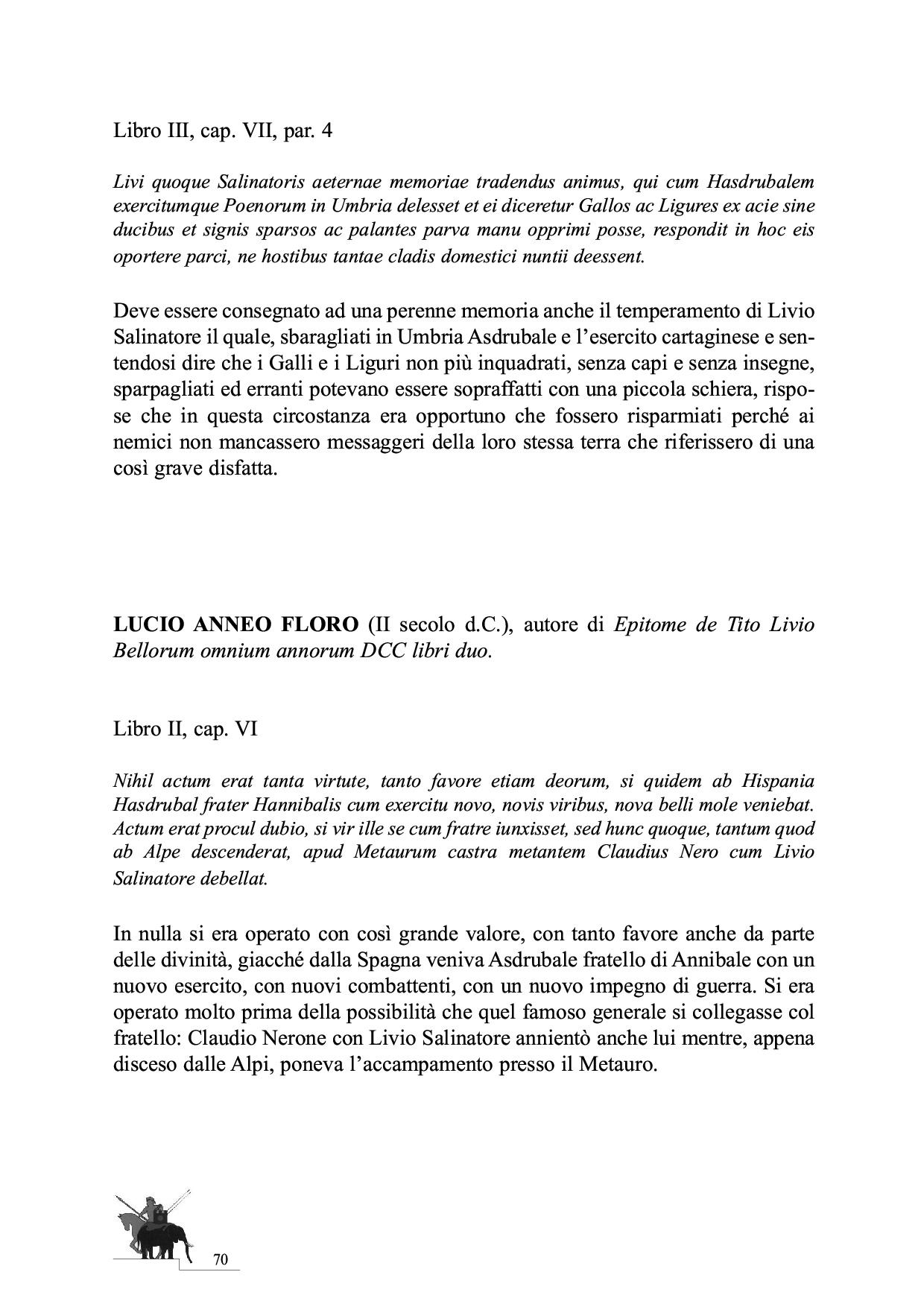 La Battaglia del Metauro p.70