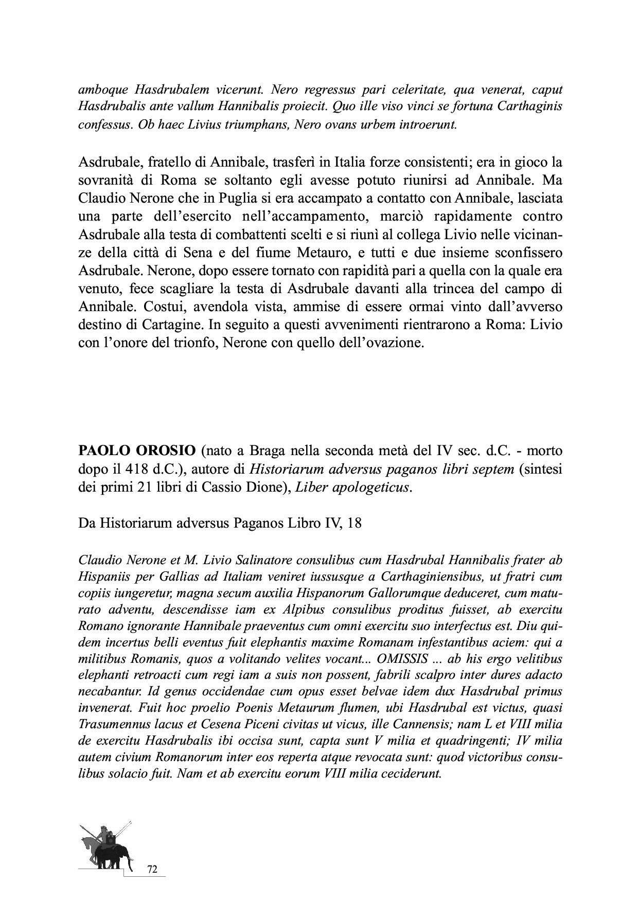 La Battaglia del Metauro p.72