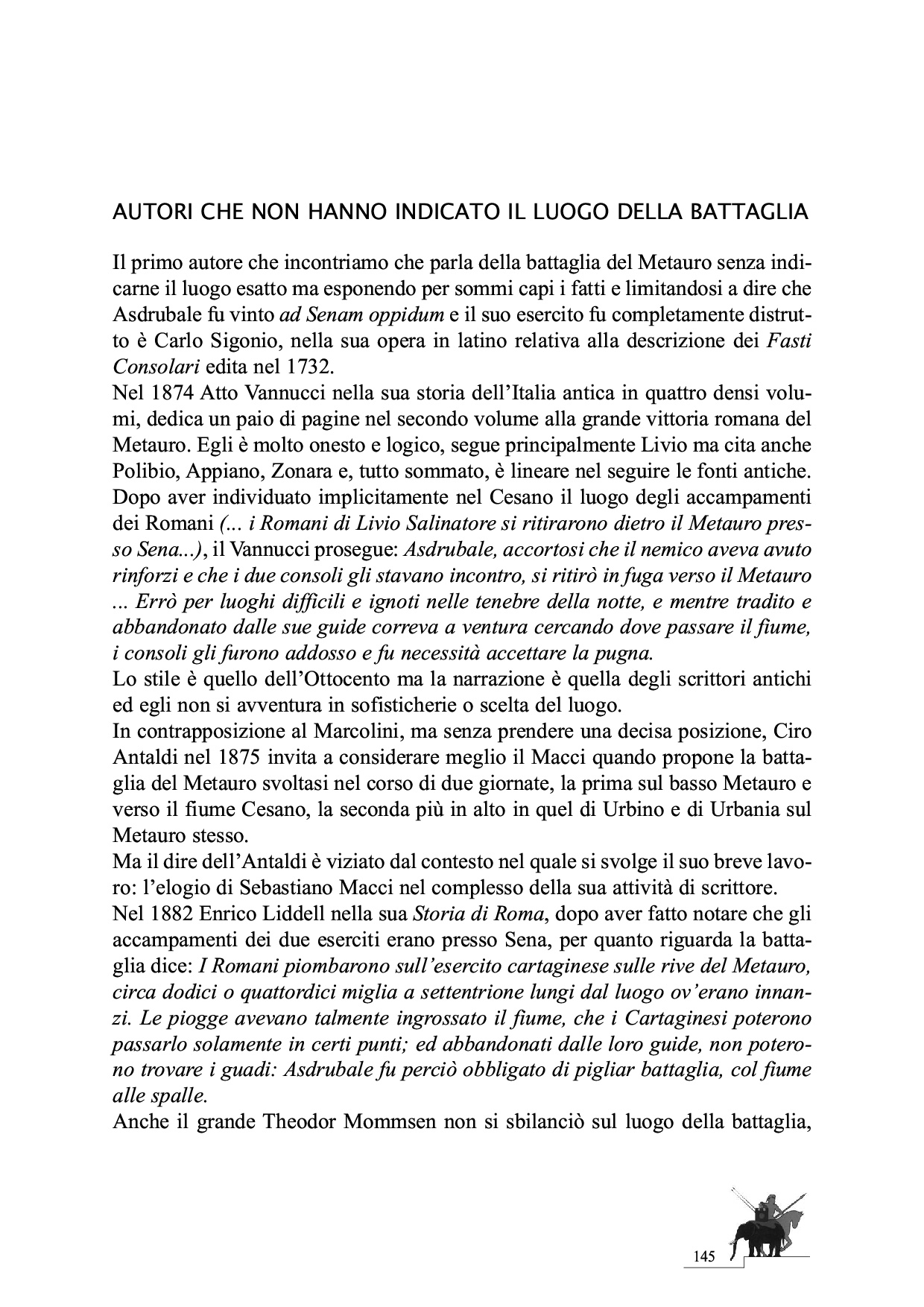 La Battaglia del Metauro p.145