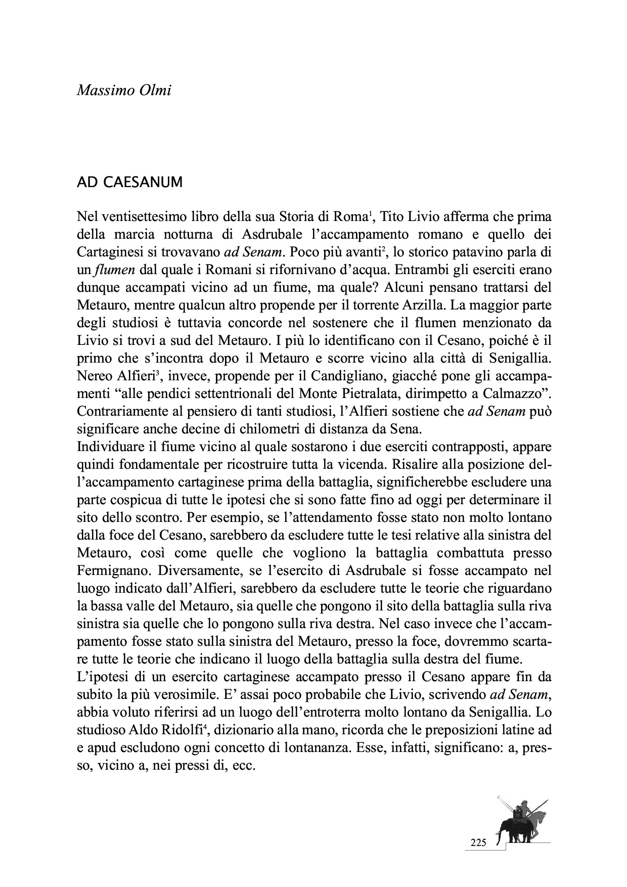 La Battaglia del Metauro p.225
