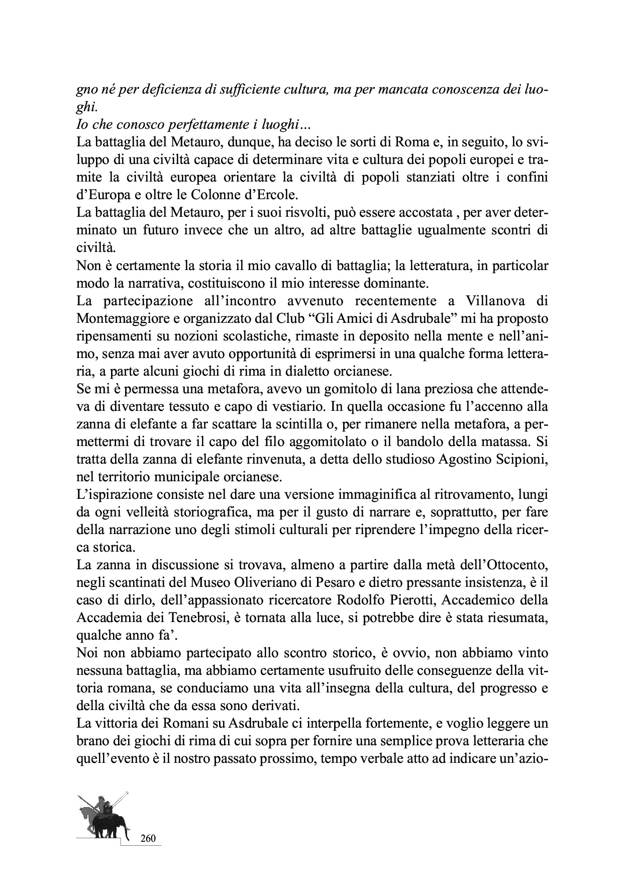 La Battaglia del Metauro p.260