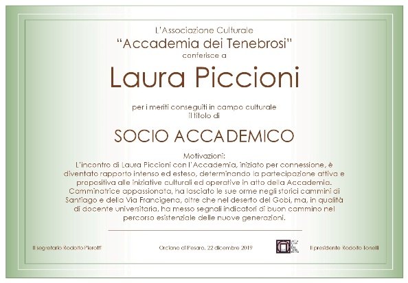 Socio Accademico Laura Piccioni