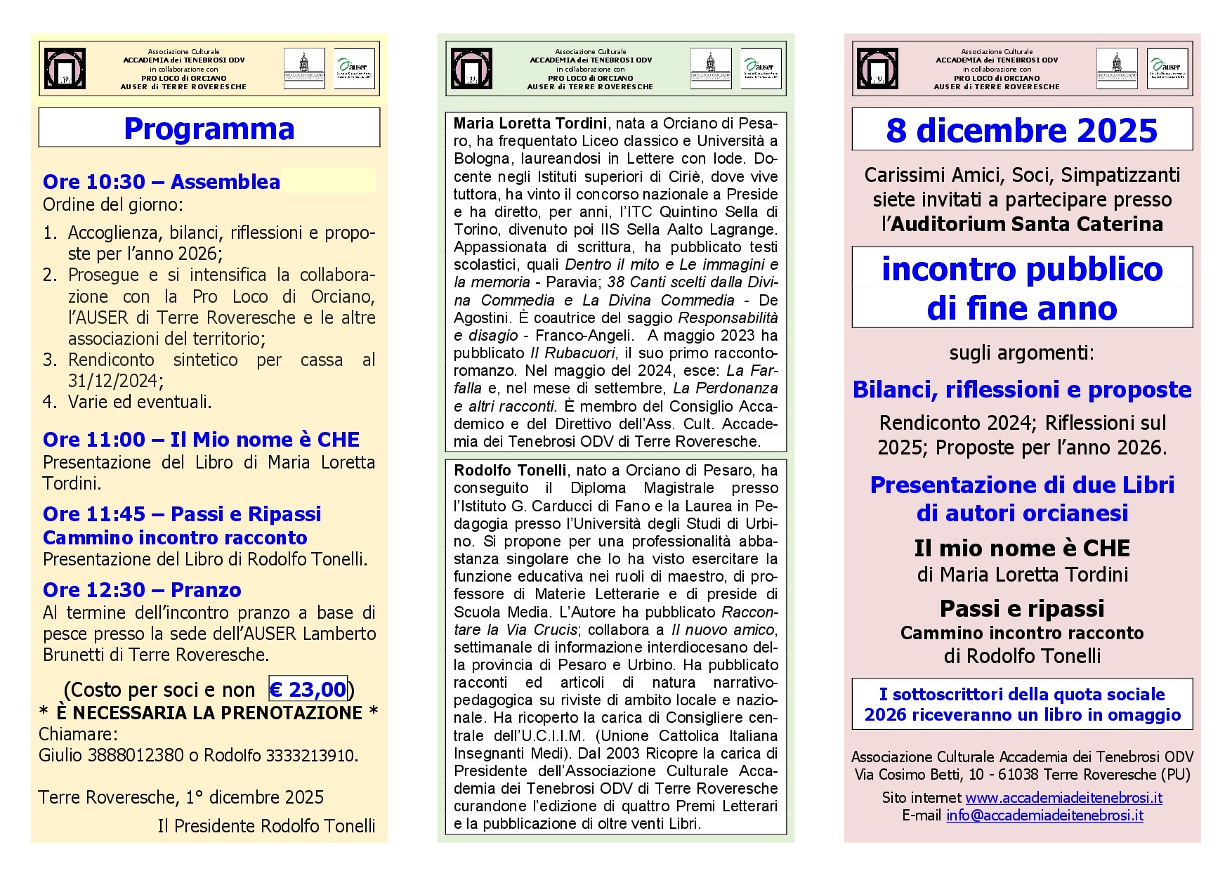 Incontro pubblico di fine anno 2025 p1